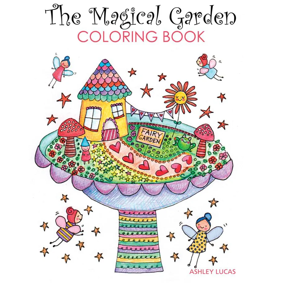 Ausmal - Buch " The Magical Garden "