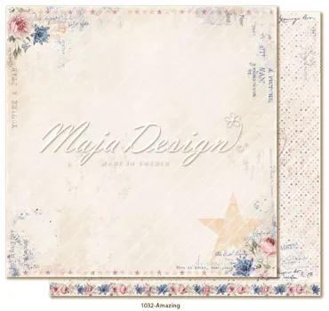 Maja Design-Scrapbooking-Paper - Denim & Girls-Amazing -1032