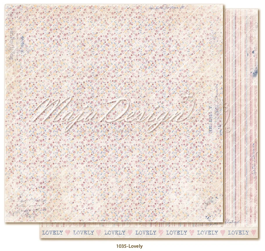 Maja Design-Scrapbooking-Paper - Denim & Girls-Lovely -1035