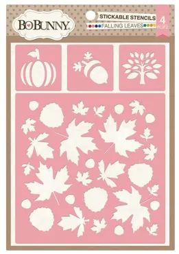 Schablonen-Stickable Stencils - Falling Leaves