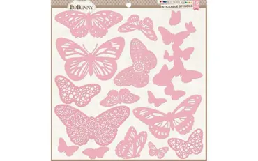 Schablonen-Stickable Stencils-Butterflies