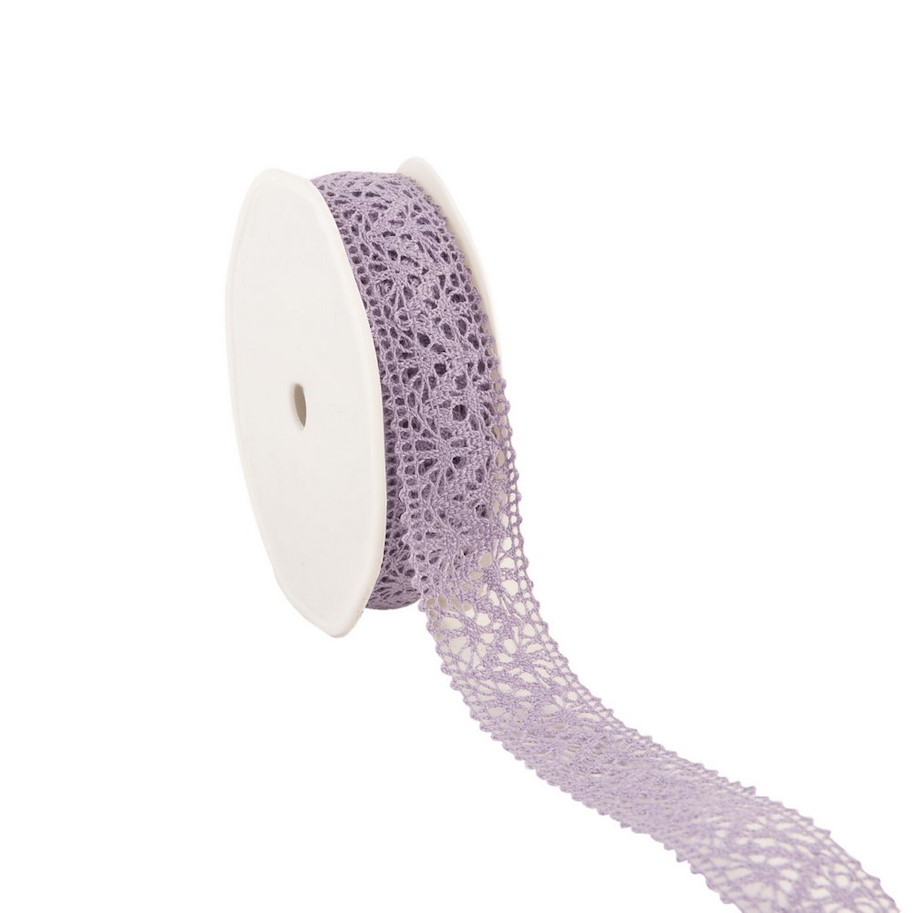 Band gehäkelt - lila