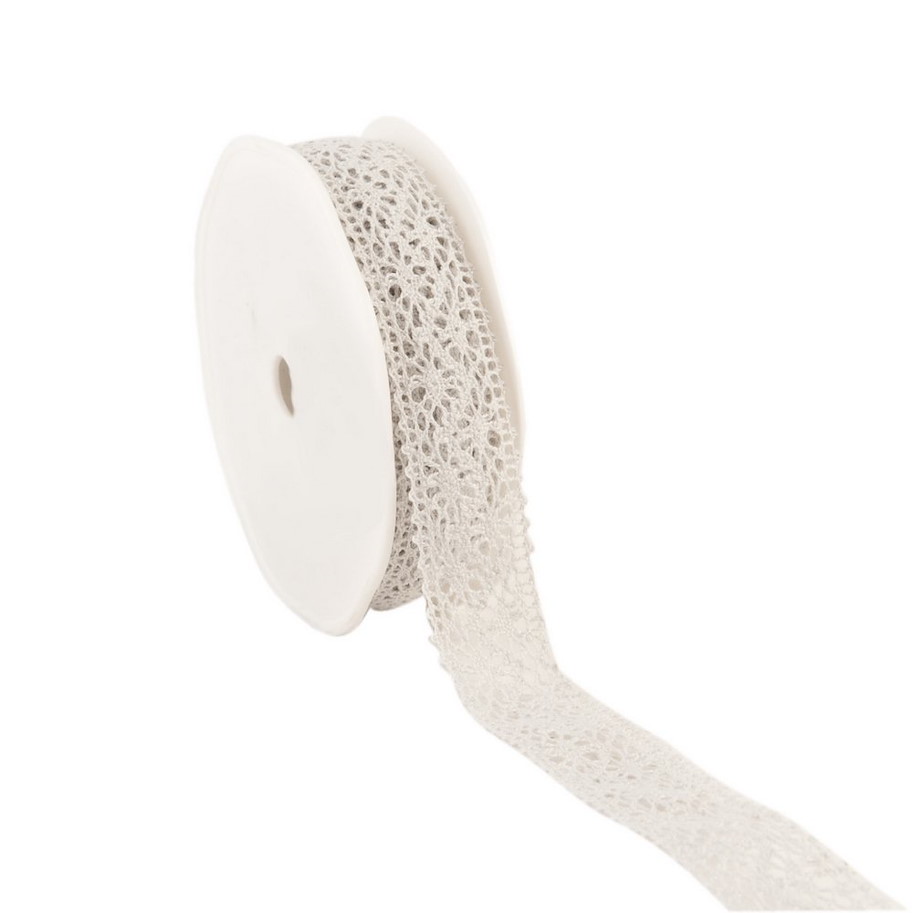 Band gehäkelt - grau