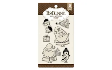 Clear Stempel Santa and Friends
