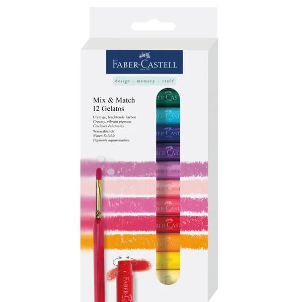 Aquarellkreiden Gelatos Set 12 teilig