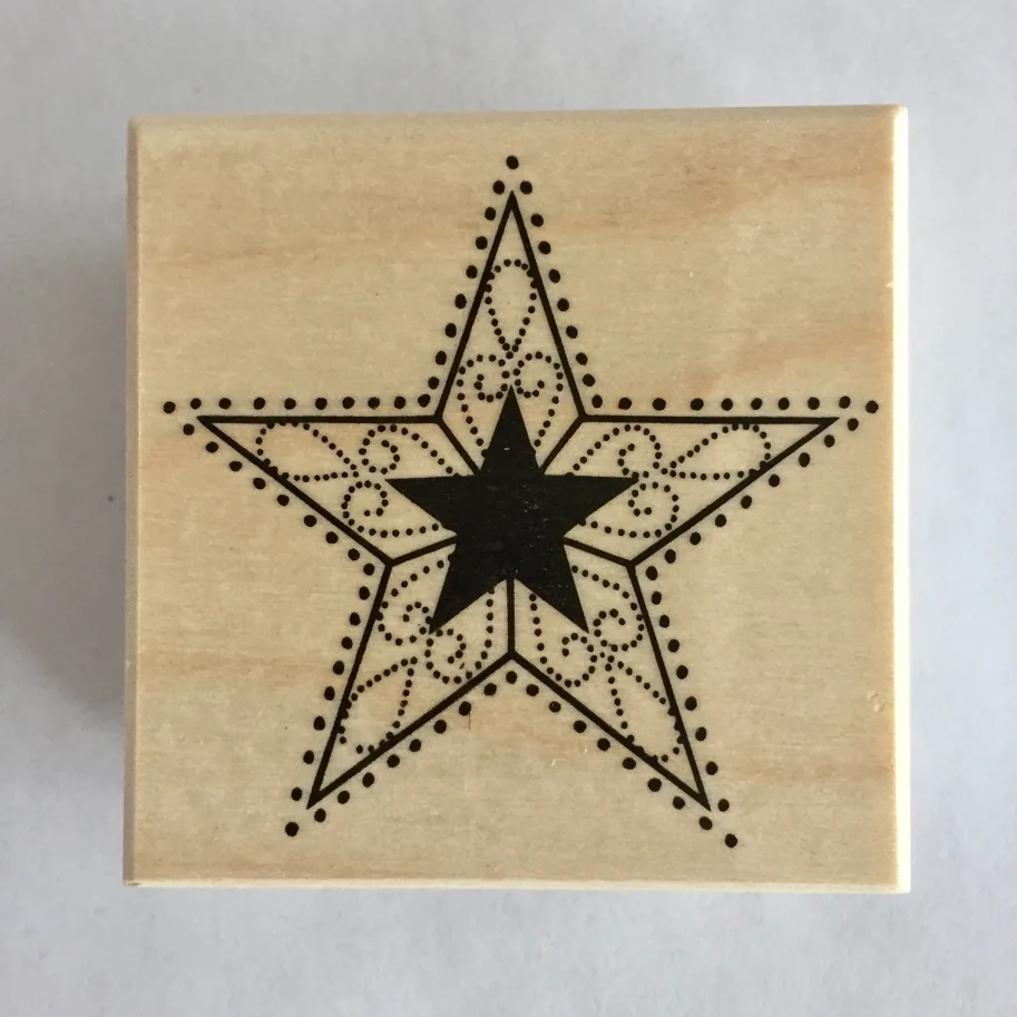 Holz- Stempel Stern