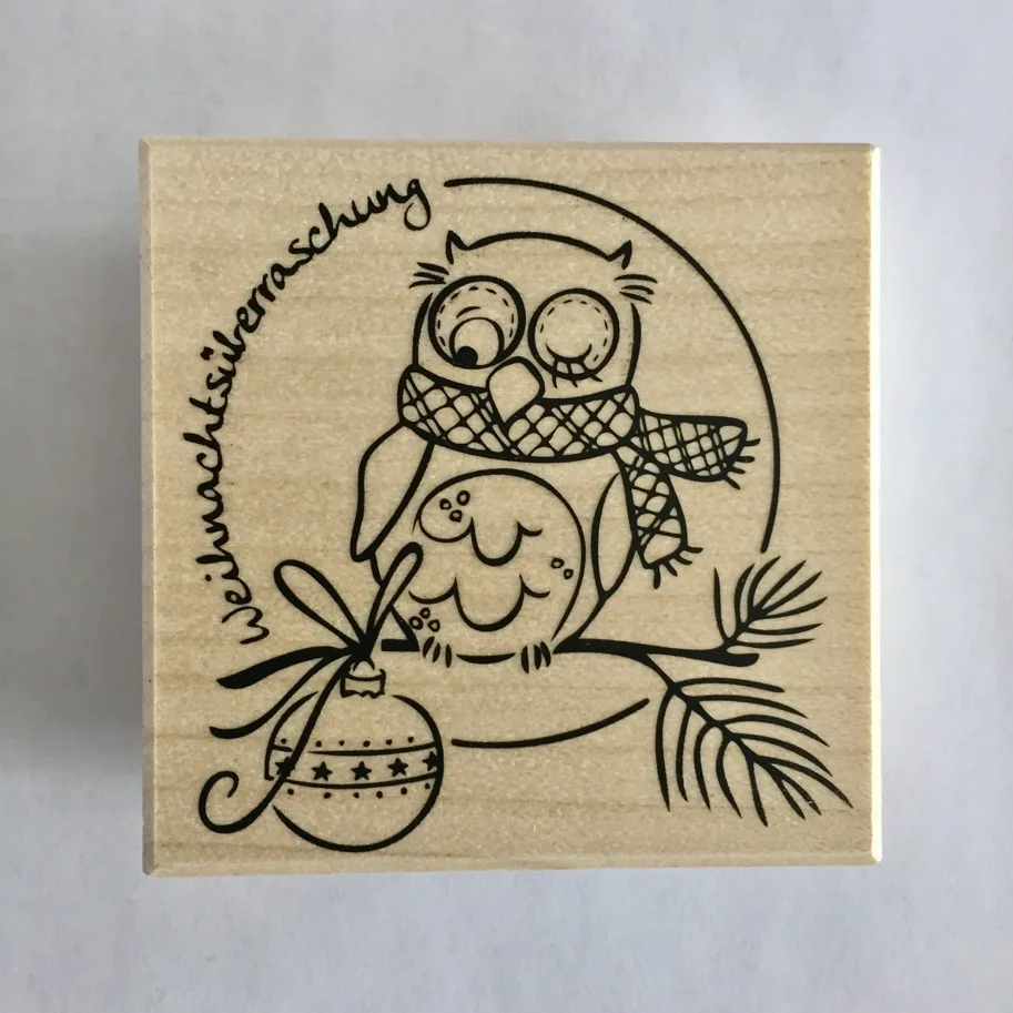 Holz- Stempel Weihnachtsüberraschung