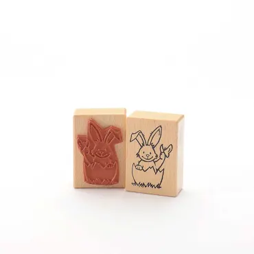 Motivstempel - Hase aus dem Ei