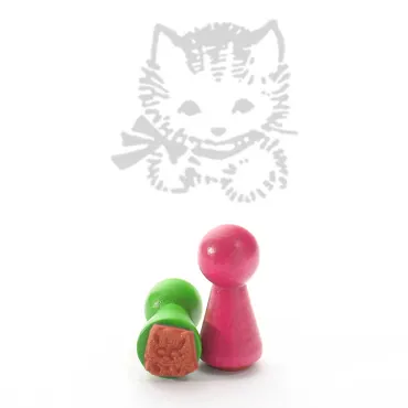 Heindesign Motivstempel Titel: Ministempel · Katze