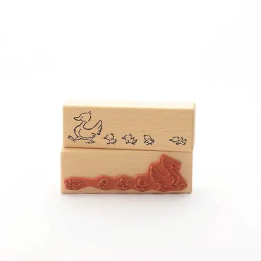 Motivstempel - Entenfamilie