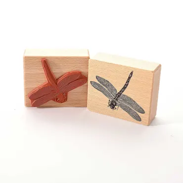 Heindesign Motivstempel Titel: Libelle