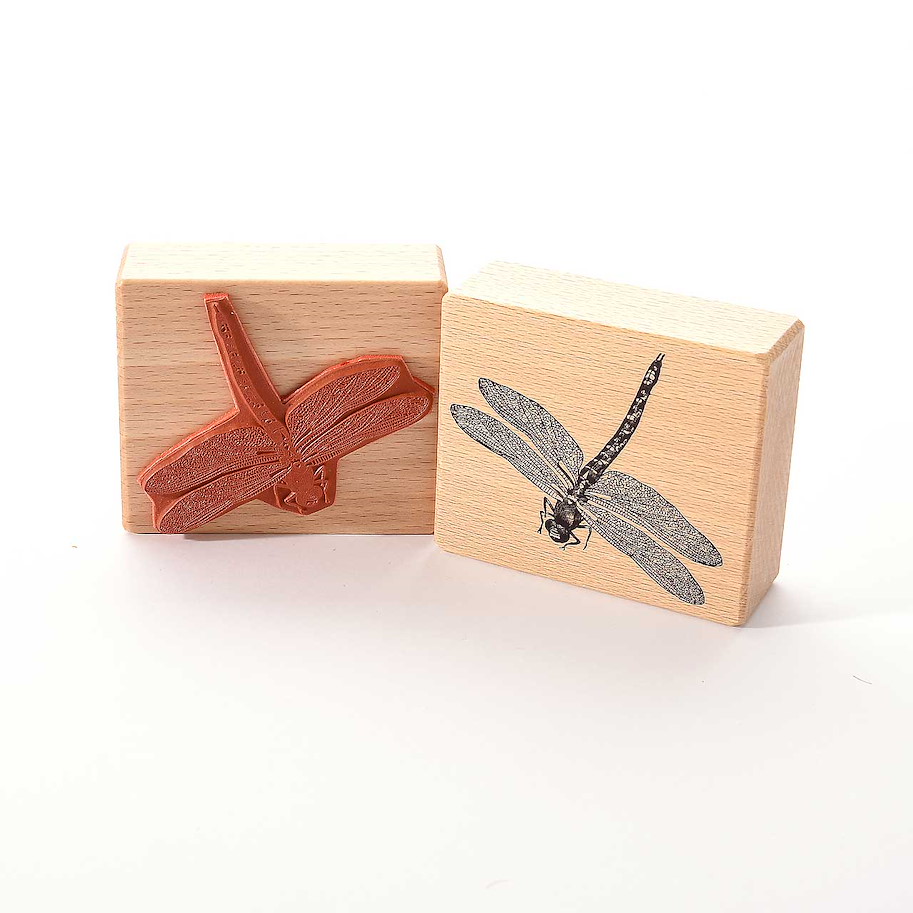 Heindesign Motivstempel Titel: Libelle