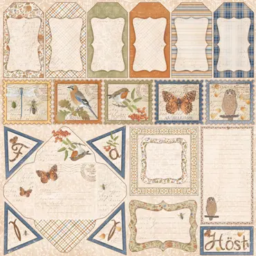 Maja Design-Walking in the forest-Die cut sheet