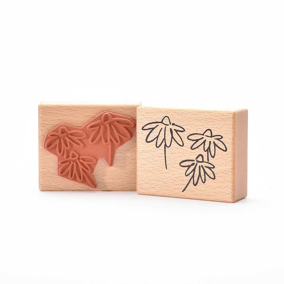 Motivstempel drei Margeriten