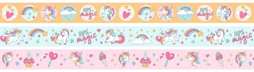 Masking Tape-Einhorn 3er Set