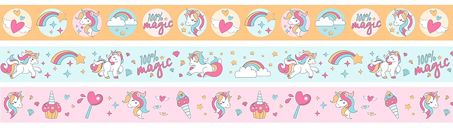 Masking Tape-Einhorn 3er Set