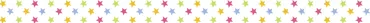 Masking Tape-Sterne Bunt