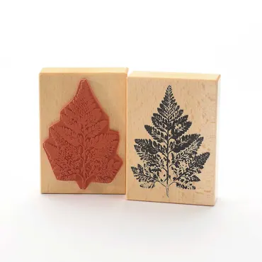 Motivstempel-Gepresster Farn