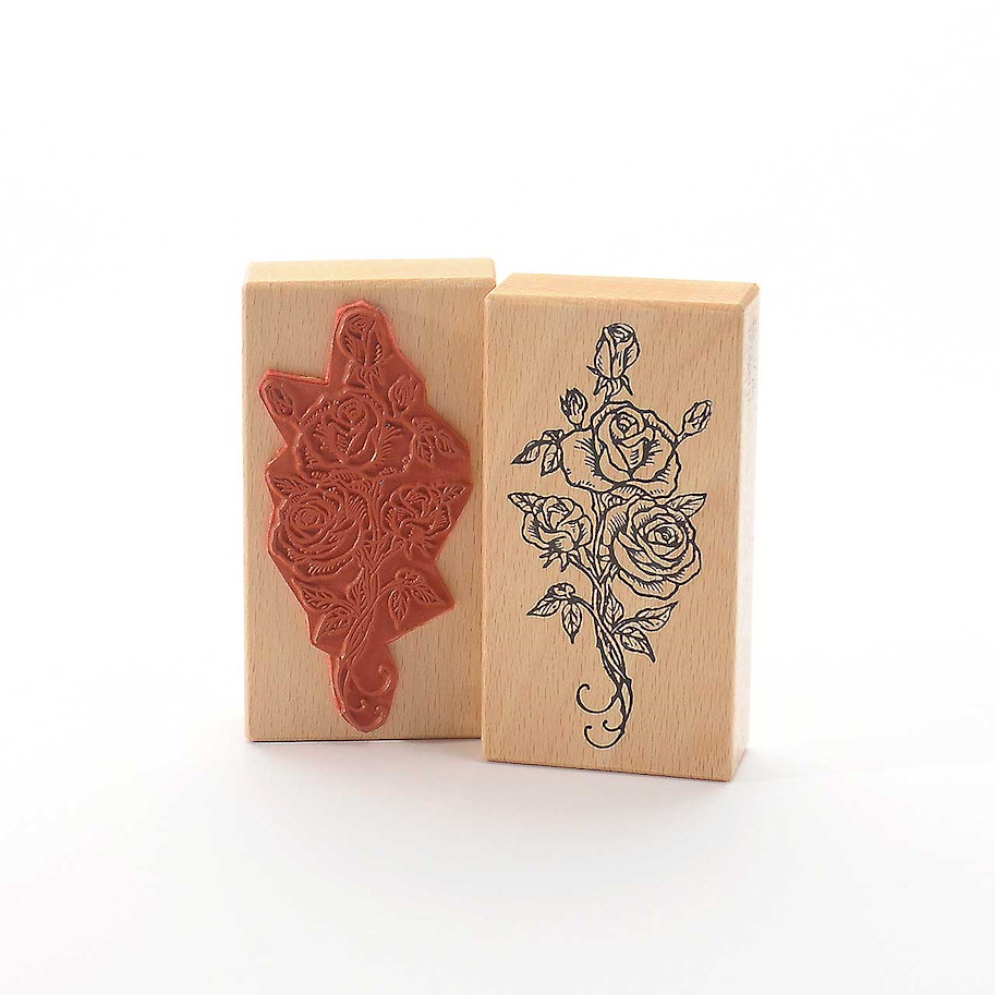 Motivstempel - Rosenstrauch