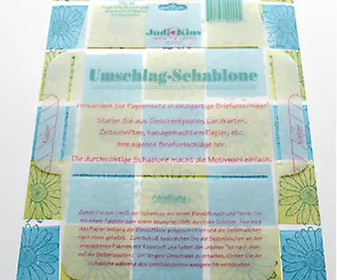 Schablone-Umschlagschablone für A6 Karten