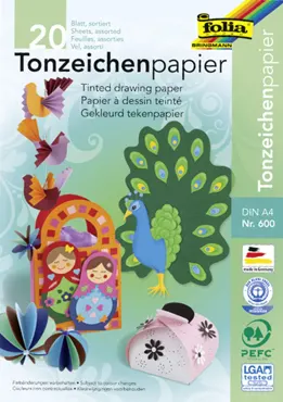 Tonzeichenpapier-Block