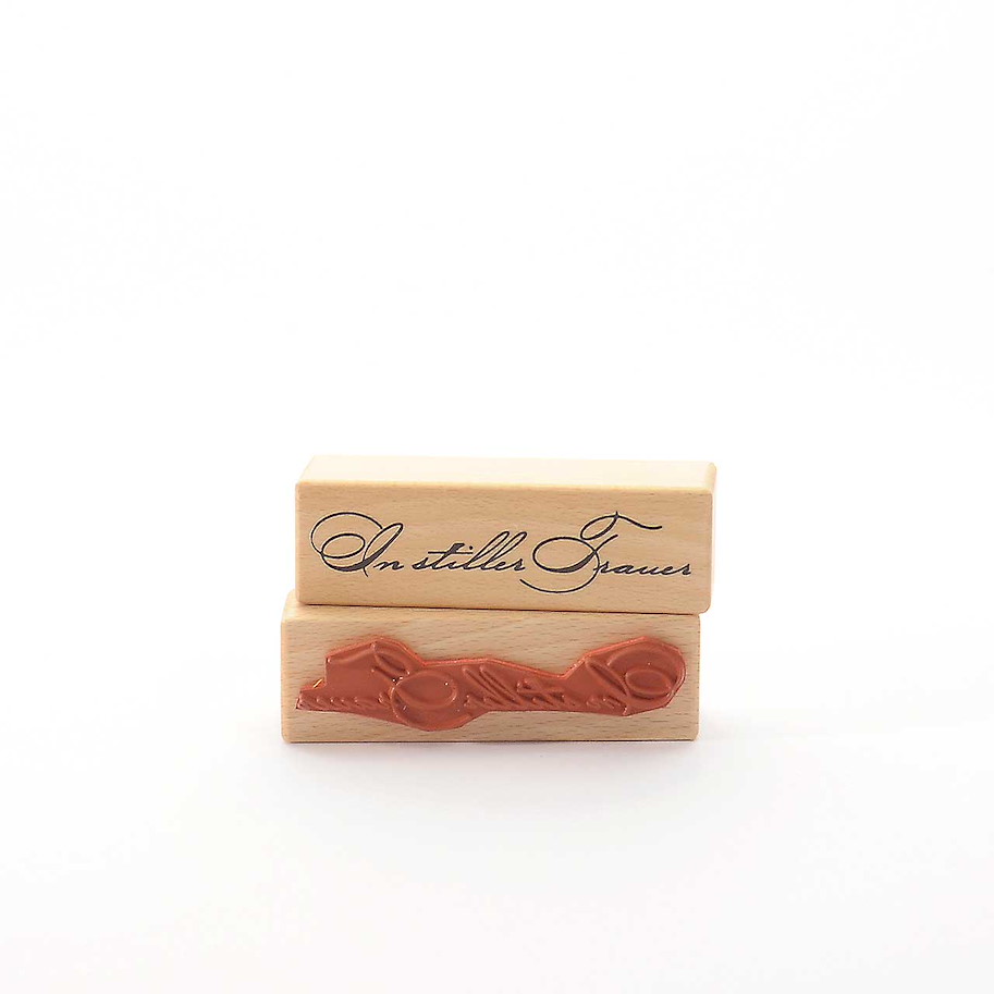 Motivstempel - In stiller Trauer