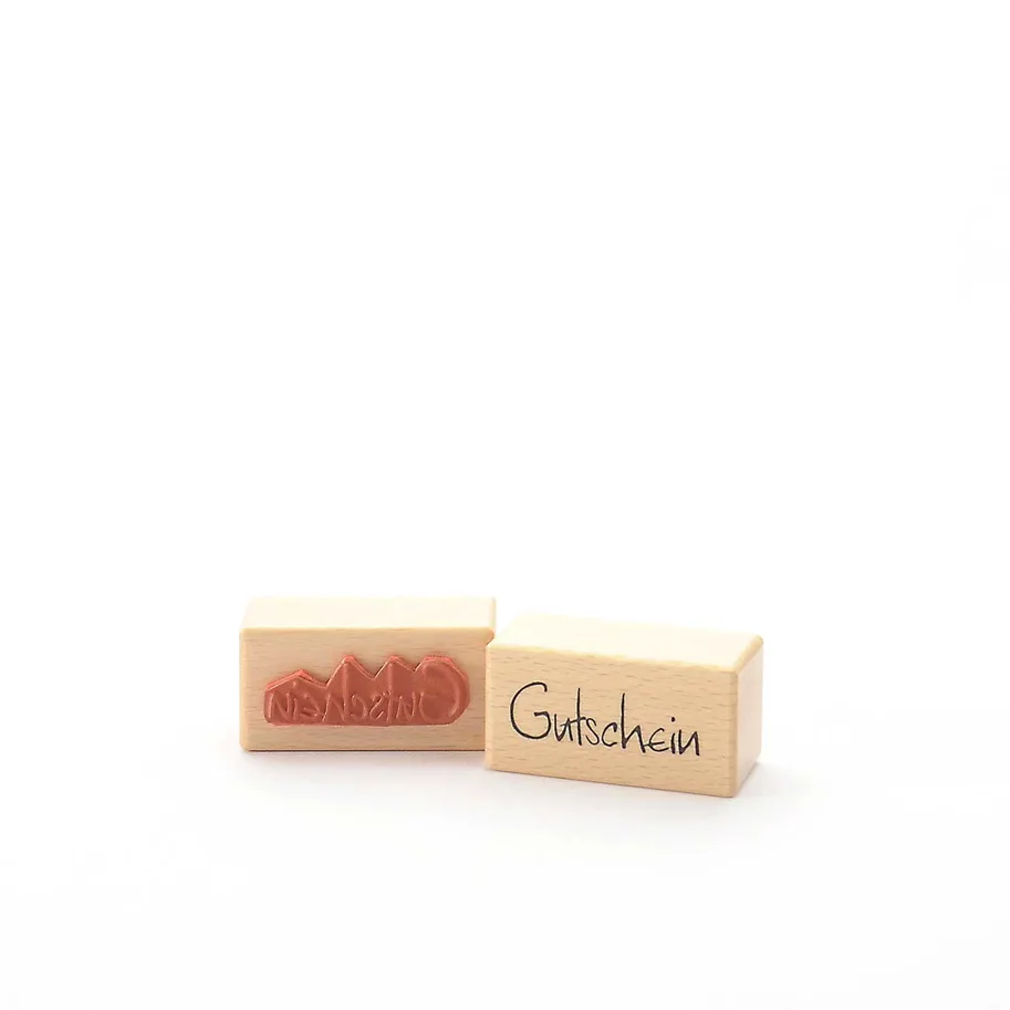 Motivstempel - Gutschein (Handschrift)