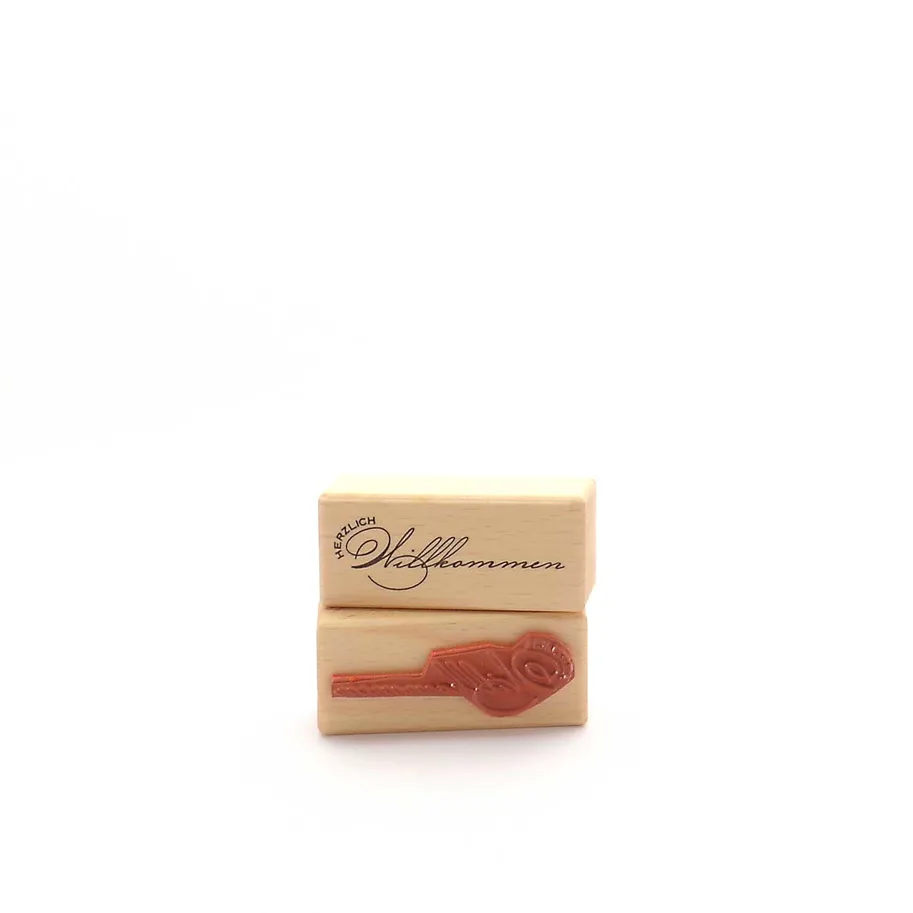 Motivstempel-Herzlich Willkommen