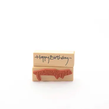 Motivstempel - Happy Birthday