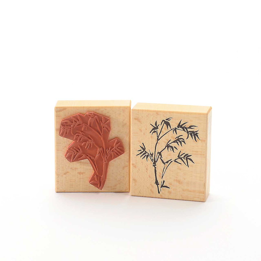Motivstempel-Bambuszweig