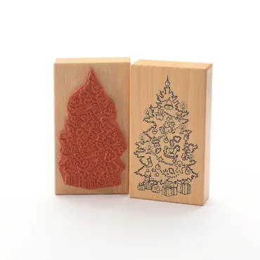Motivstempel - Geschmückter Weihnachtsbaum