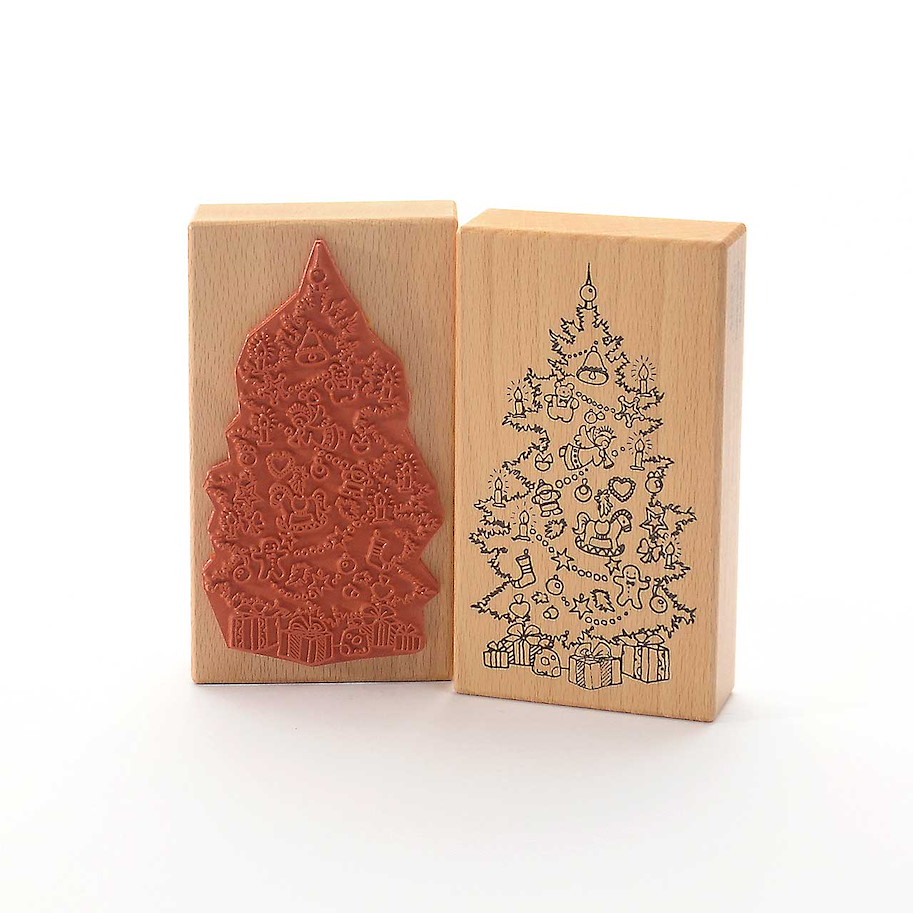 Motivstempel - Geschmückter Weihnachtsbaum