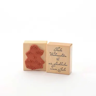 Motivstempel - Frohe Weihnachten & ein glückliches neues Jahr