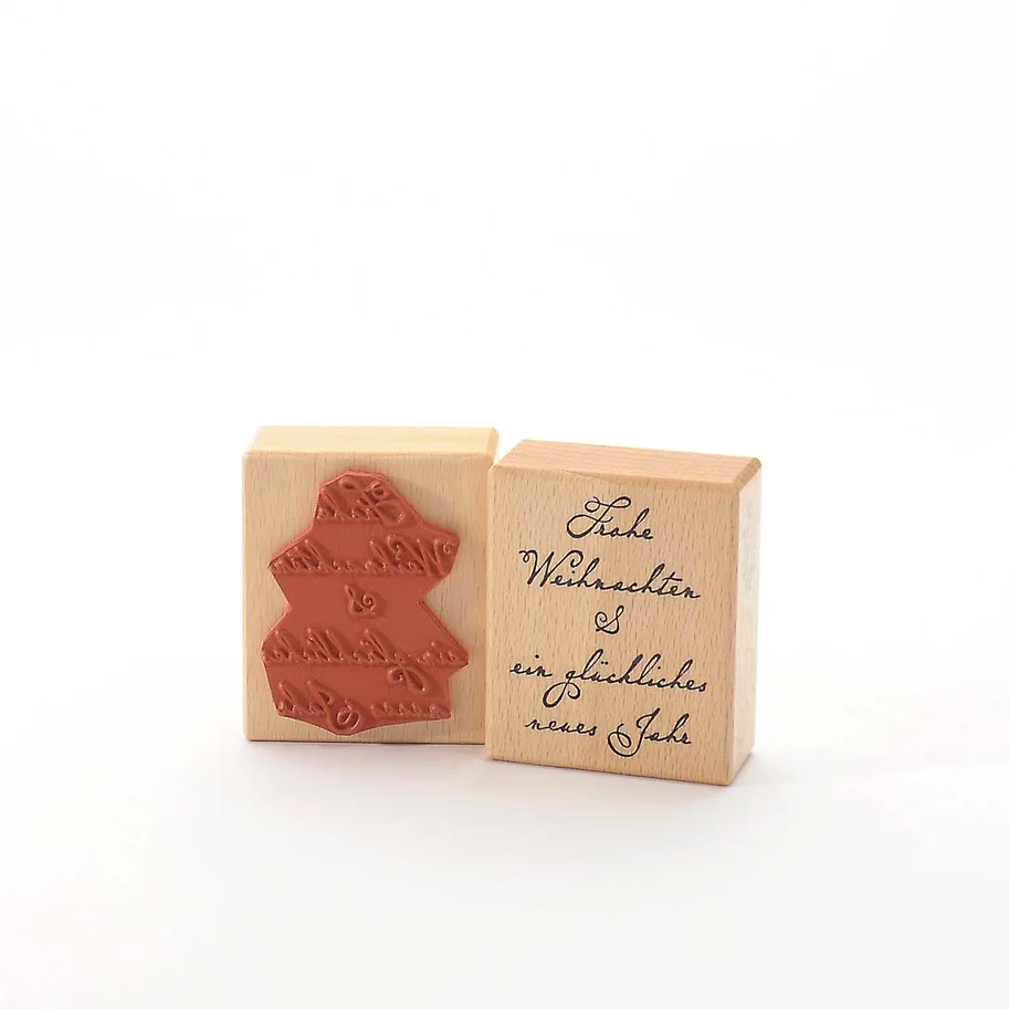 Motivstempel - Frohe Weihnachten & ein glückliches neues Jahr