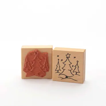 Motivstempel - Drei Tannenbäume