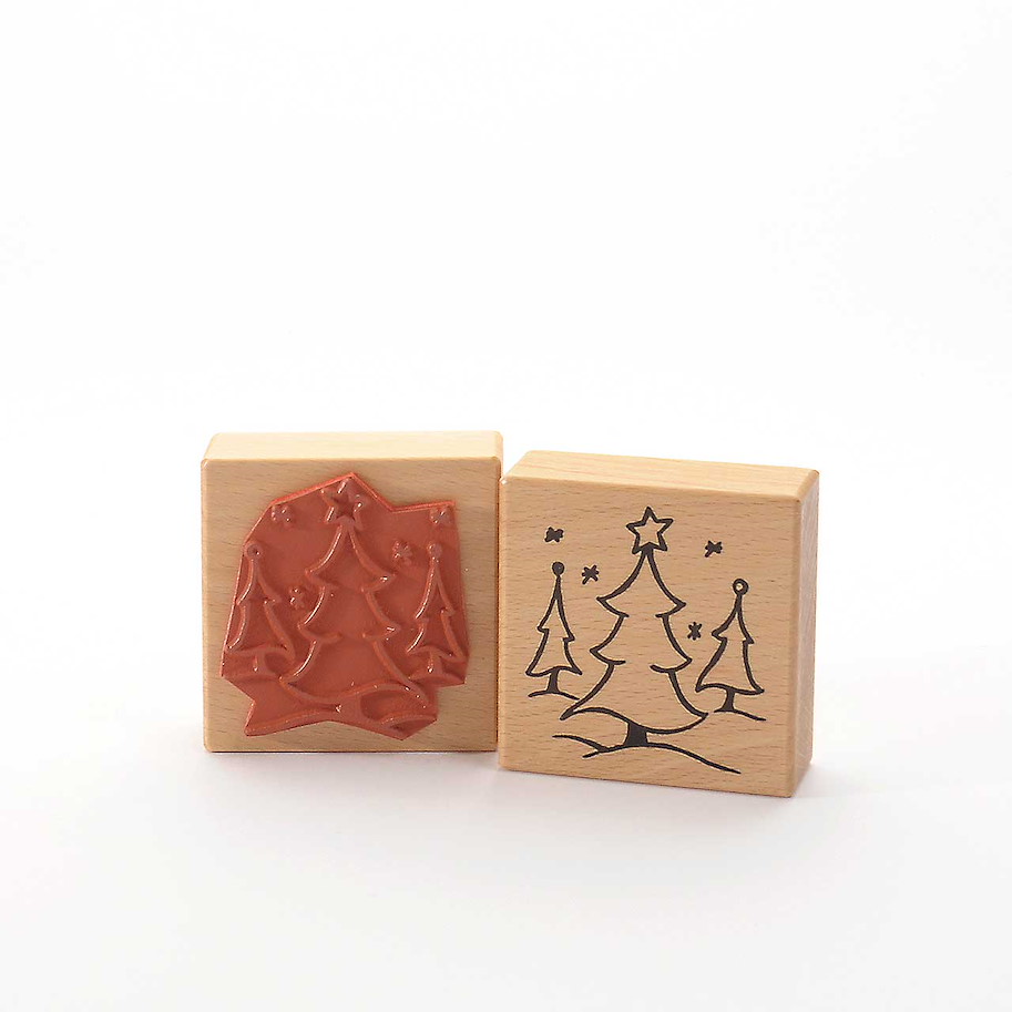 Motivstempel - Drei Tannenbäume