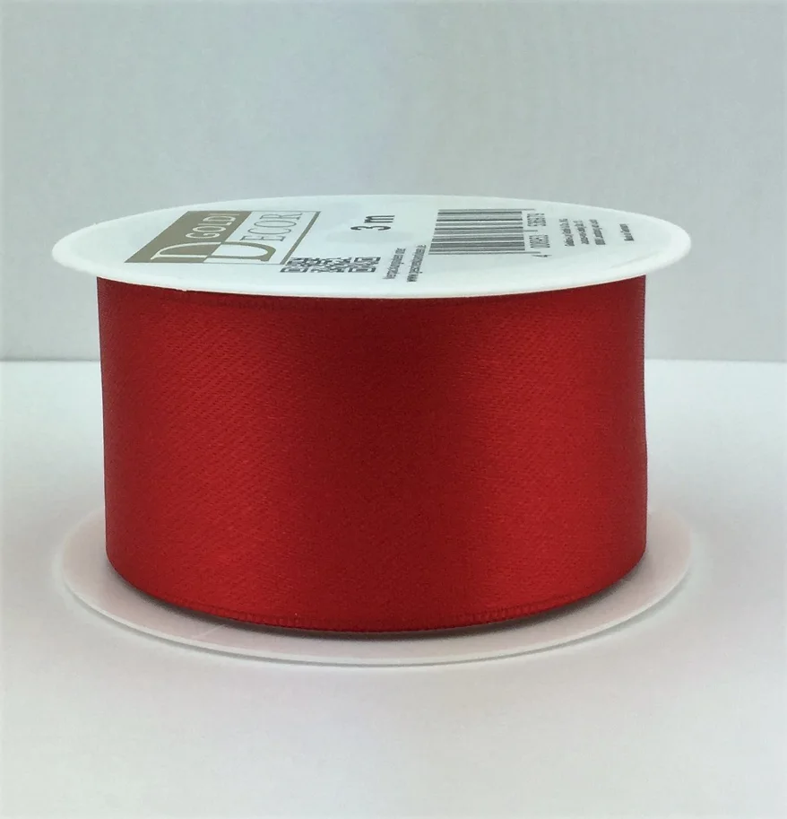 Satin-Geschenkband - Rot