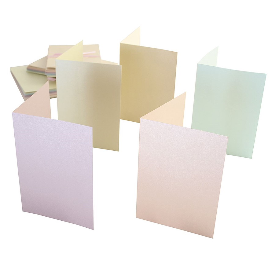 Anita's A6 Cards & Envelopes Pastel Pearlescent (50pk) 