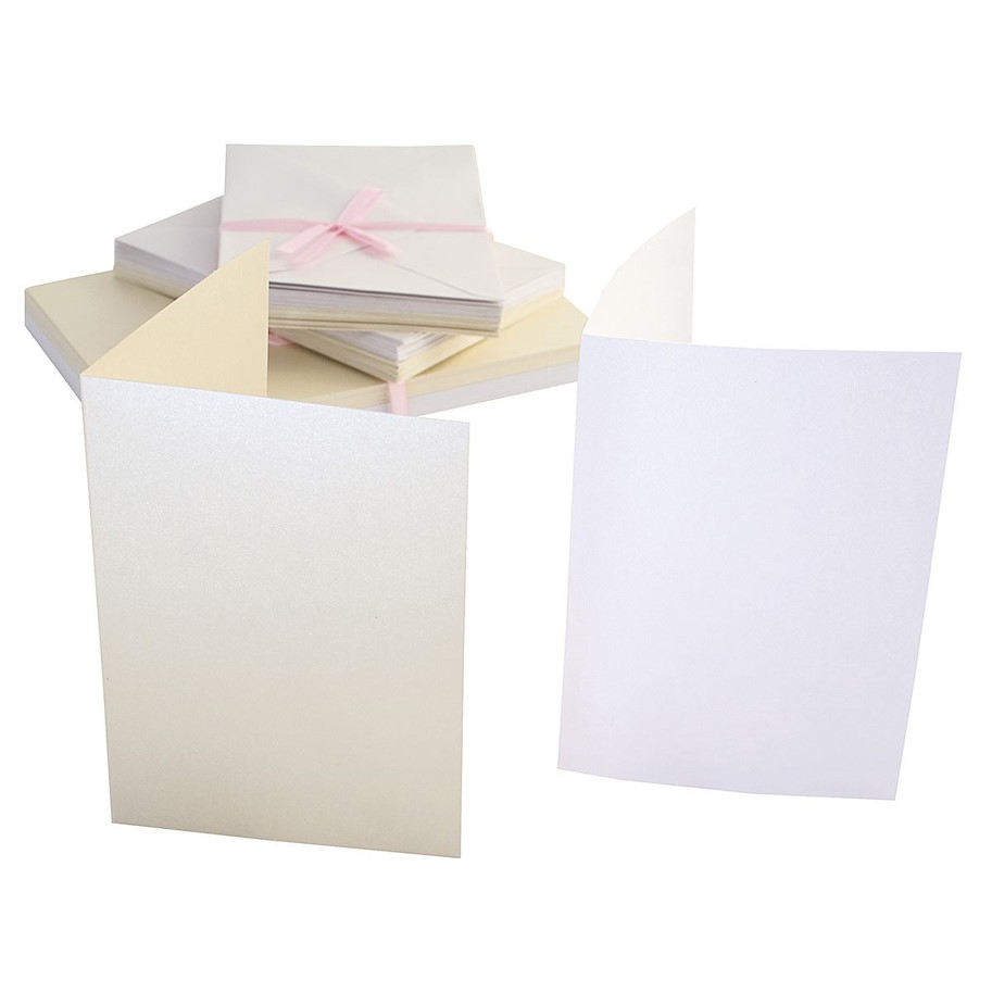 Anita's A6 Cards & Envelopes Timeless Pearlescent (50pk)