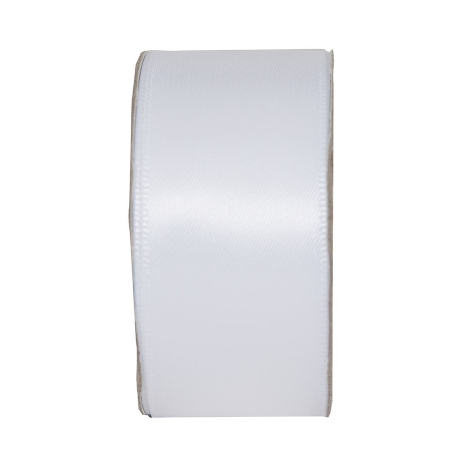 Geschenkband-Satin-Schneeweiss
