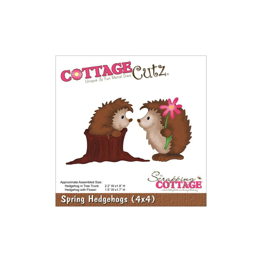 Stanzschablone - Spring - Igel - Hedgehogs