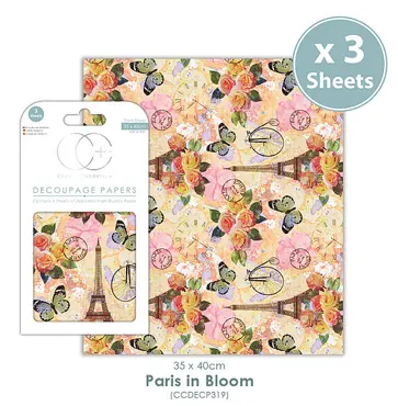 Decoupage Papier-Paris in Bloom