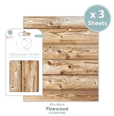 Decoupage Papier-Pinewood