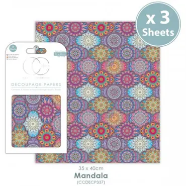 Decoupage Papier-Mandala