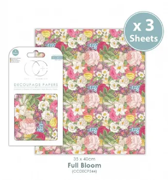 Decoupage Papier-Full Bloom