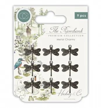 Metal Charms-The Riverbank-Dragonfly