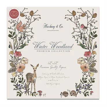 Craft Consortium Winter Woodland Paper Pad 12x12 Inch