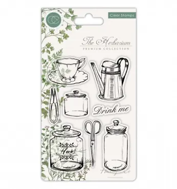 Clear Stamp Set -The Herbarium-Utensils