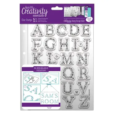 Clear Stempel Schmetterlings Aphabet