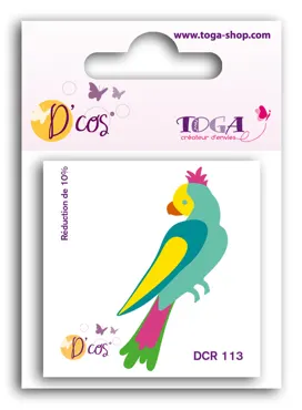 Mini Stanzschablone - Hacienda à Cuzco-Perroquet - Papagei